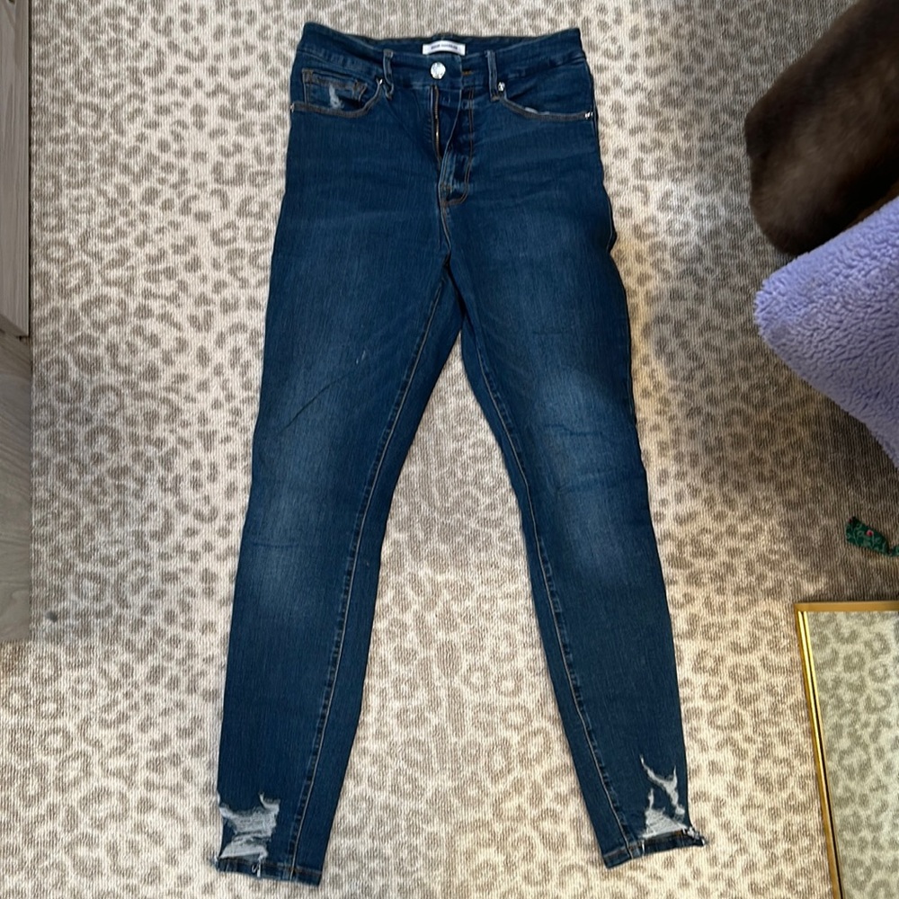 Good American Good Waist skinny jeans